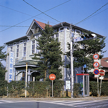 画像：水深村役場（大室地内）