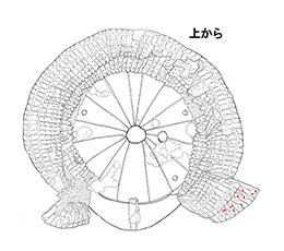 実測図　上から